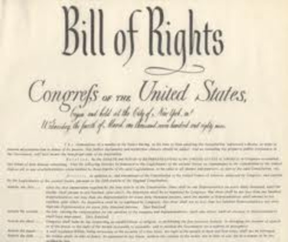 Passage of Bill of Rights