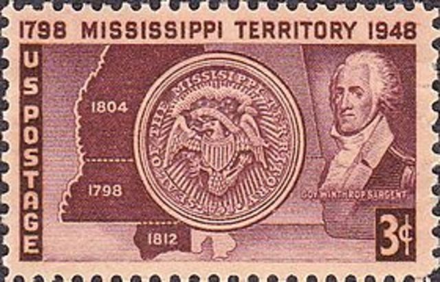 Spanish ceded the Mississippi Territory to the US.