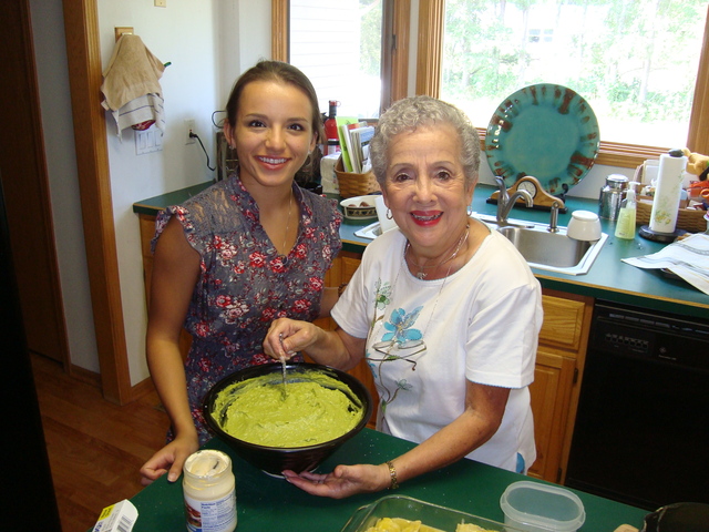 Vistando mi abuelita
