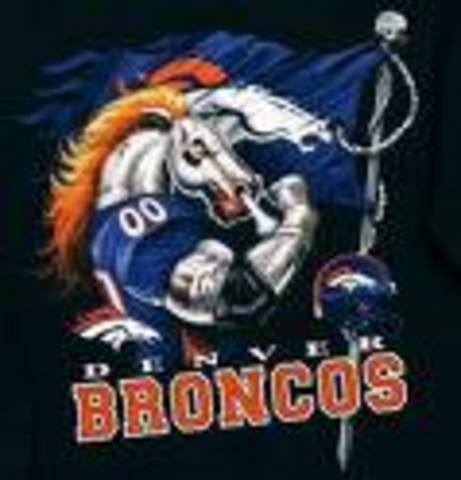 Broncos win the Superbowl