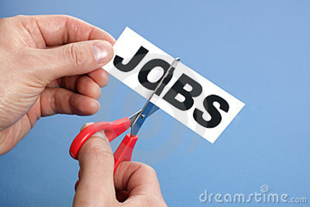 80,000 Jobs are Cut