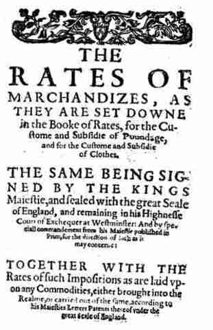 Impositions by James I