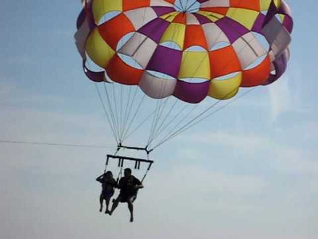 parasailing