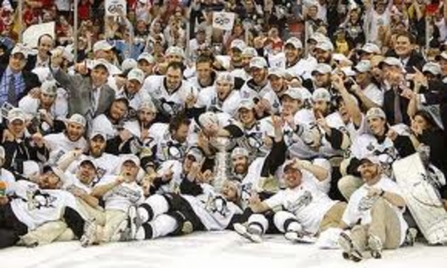 pittsburgh penguins winning the stanley cup