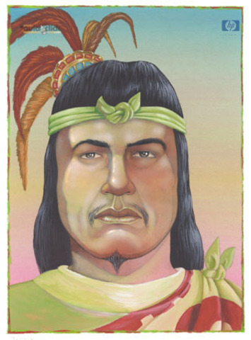 Death Of Ruler Of Aztecs