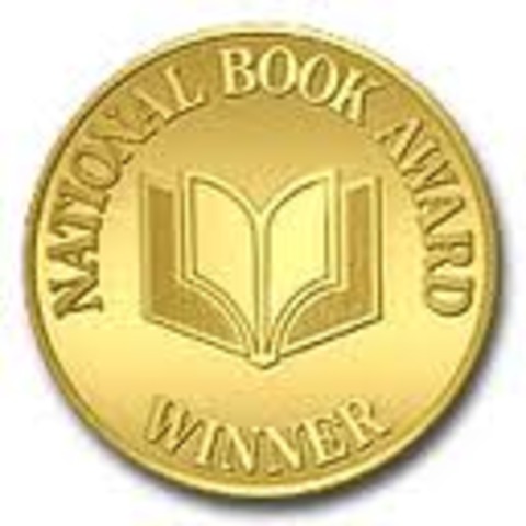 Allen recieves the National Book Award