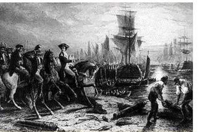 British evacuate Boston