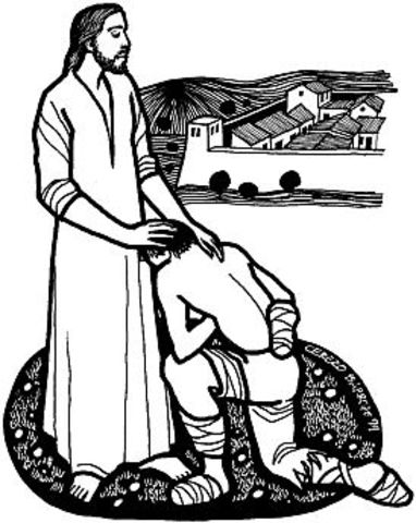 Jesus Cleanses a Leper