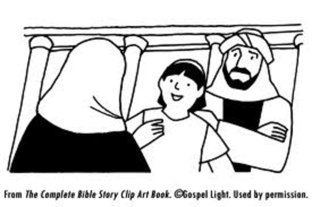 Jesus visits the Temple in Jerusalem