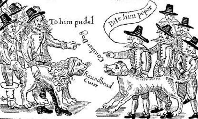 Start of English Civil War