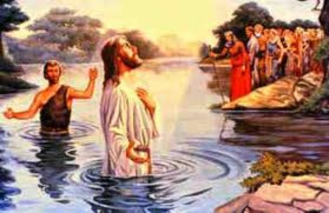 jesus was baptized