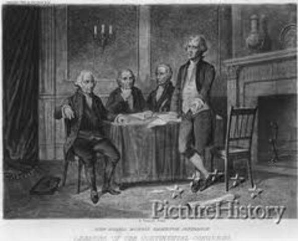 The sceond continental congress meets