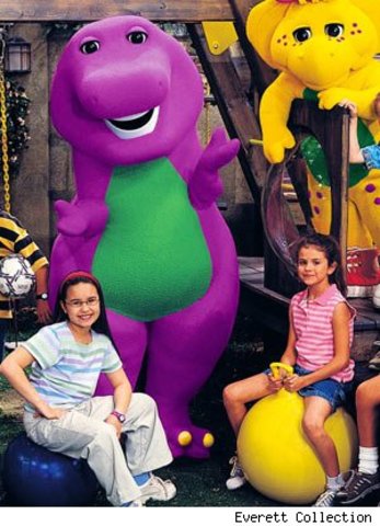 SELENA IN BARNEY AND FRIENDS.