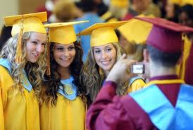 Senior graduate high school!