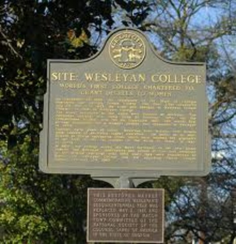 Wesleyan Female College Founded