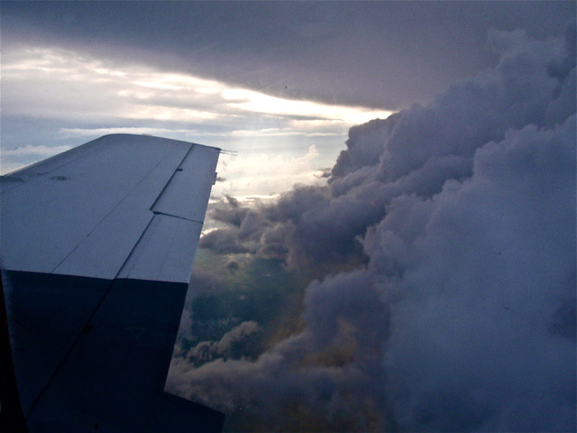 Volé en mi primer avión