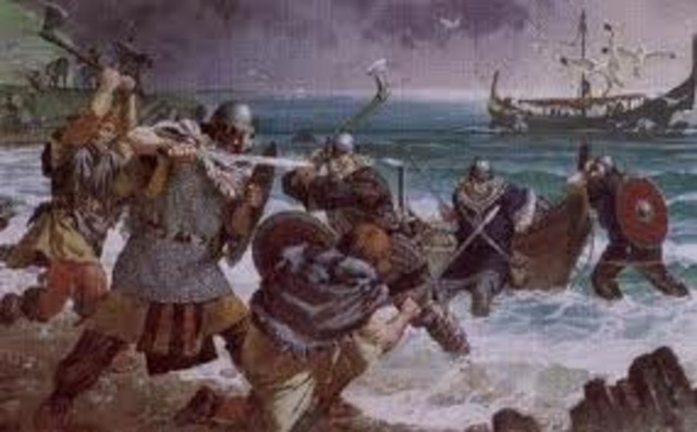 Vikings Start raiding Europe