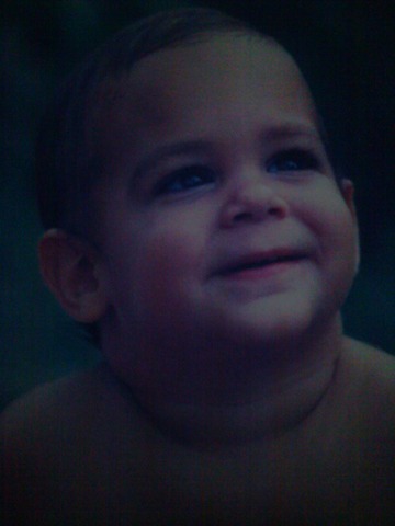 Nacimiento de su primer nieto, mi hermano Alberto