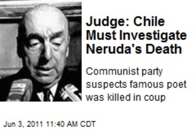 Pablo Neruda's death