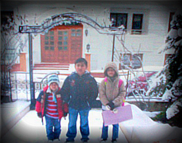 My first snow experience in Turkey