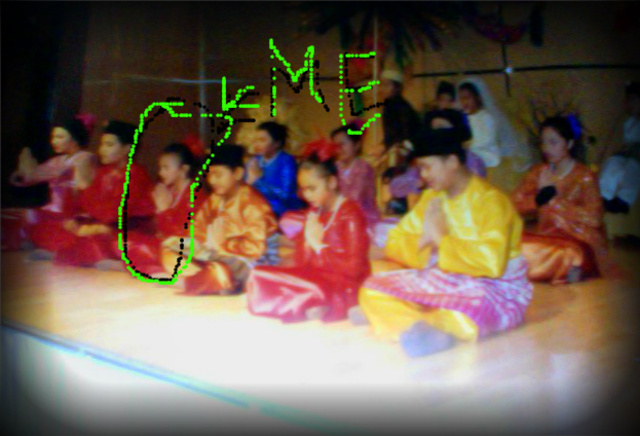 My first time performing a malay tradional dance