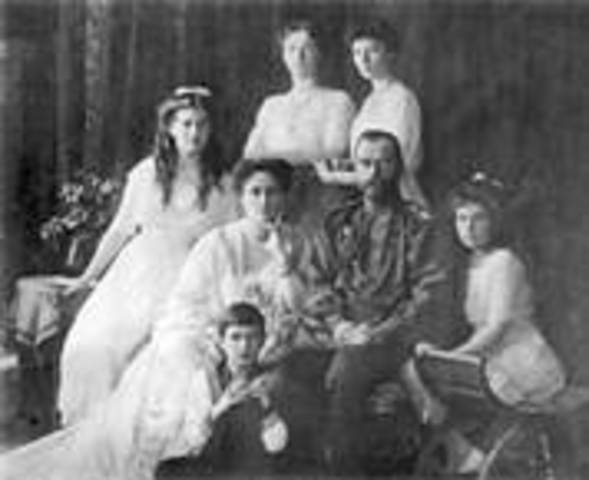 Czar Nicholas II abdicates the Russian throne