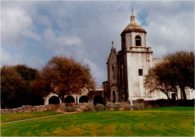 Espiritu Santo mission established in 1722and moved to its current location in 1749.