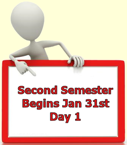 1st Day of Semester 2