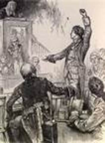 Patrick Henry's "Give me liberty or give me death" speech