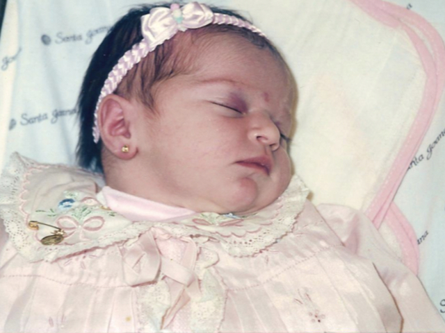 A pequena Julia nasceu