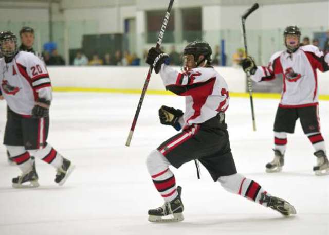 First Highschool Hockey Game