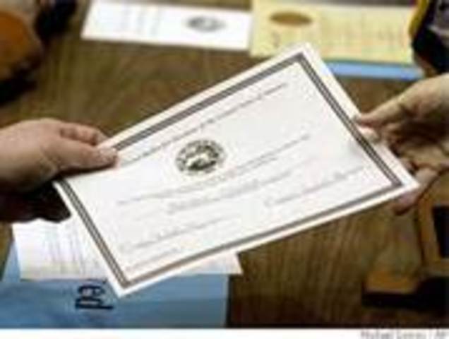 Electoral College formally elects a President and Vice President