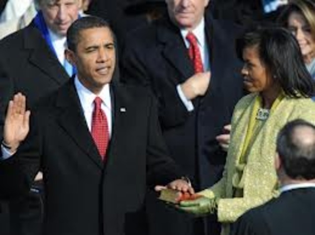 Obama becomes President.