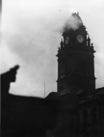 Morley Town Hall Fire