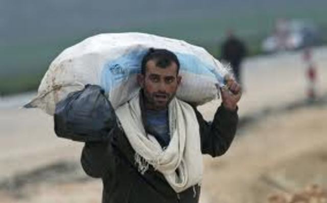 Sírios estão com dificuldades de encontrar abrigo