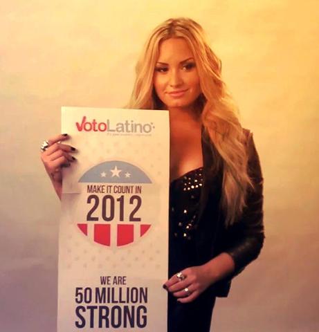 Participated in the campaign Voto Latino.