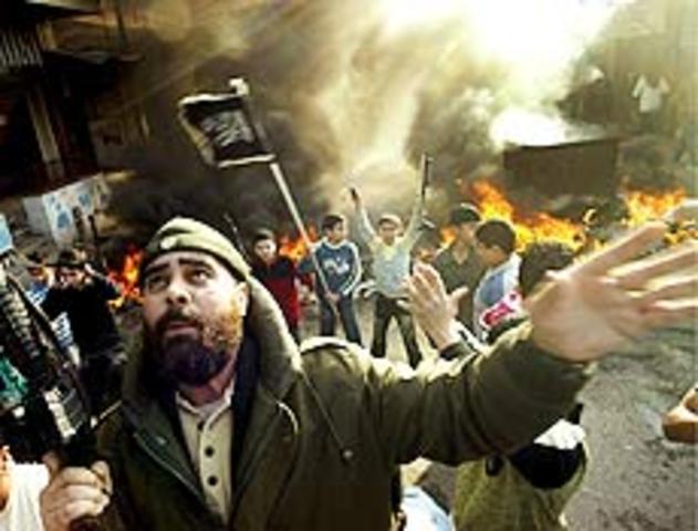 Explosão próxima ao campo