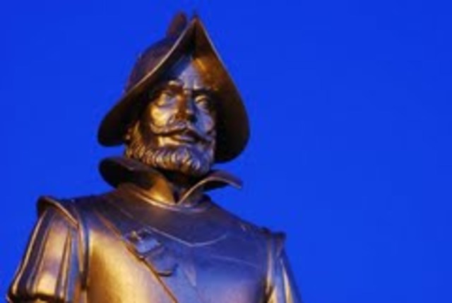 De Leon finds the ruins of Fort Saint Louis