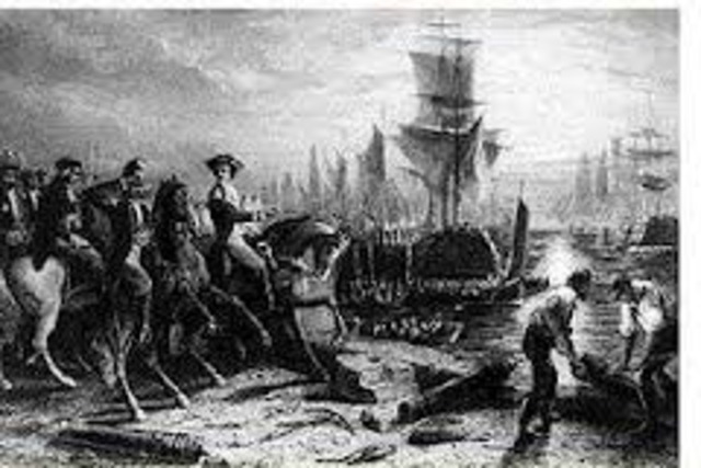 British Evacuate Boston