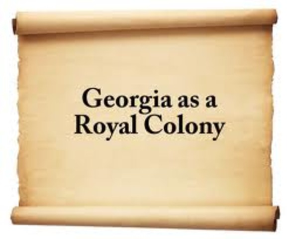 British government made Georgia a royal colony with new laws