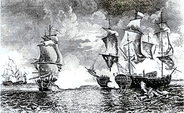 John Paul Jones Defeats the Serapis