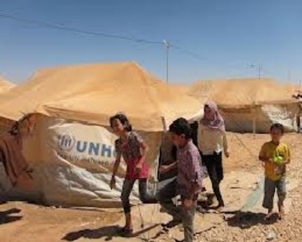 Jordania recebe refugiados