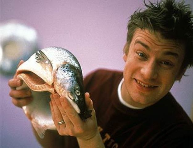 Jamie Oliver was discovered