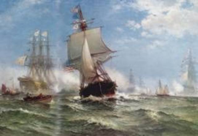 John Paul Jones defeats the Serapis