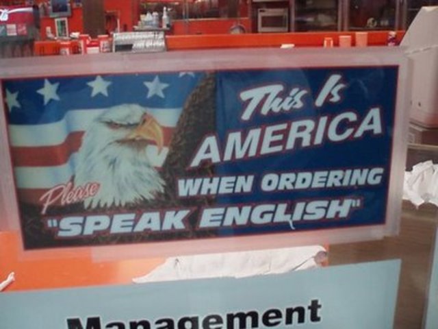 English is emphasized