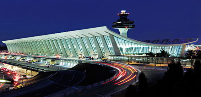 Dulles Airport was built