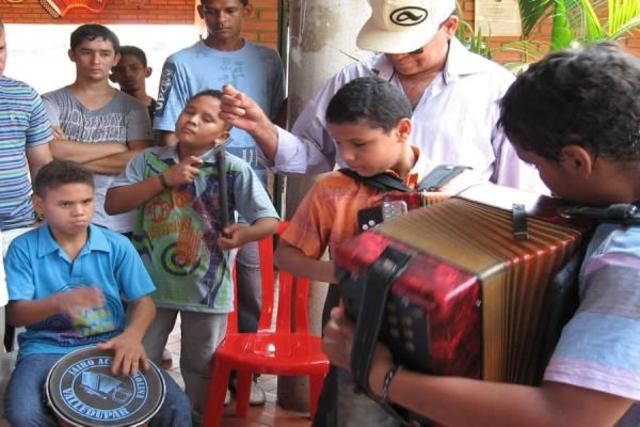 Martin enters `` `` young voices
