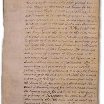 Timeline: Seven Steps to a Limited Monarchy