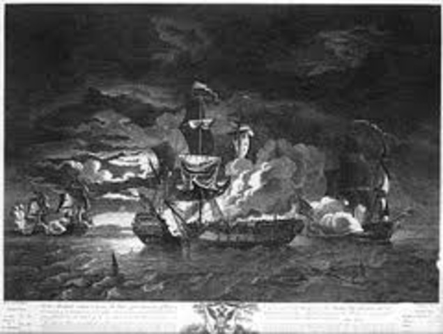 John Paul Jones Deafeats the Serapis