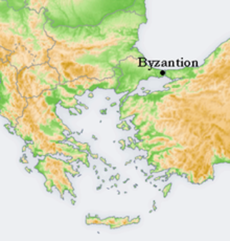 657 BC Byzantium is Founded